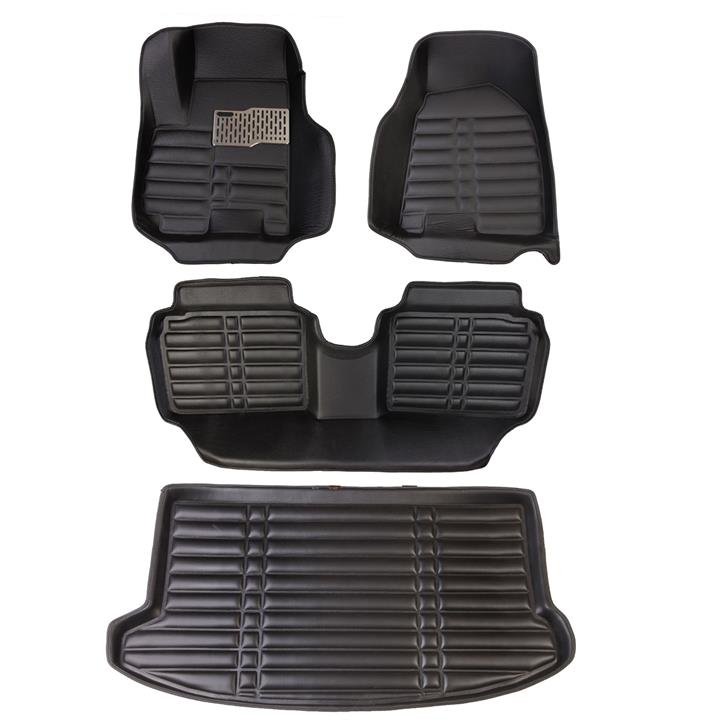 کفپوش پنج بعدی خودرو کد 03 مناسب برای چانگان CS 35 به همراه کفپوش صندوق